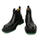 Black Green-Sole Chelsea Boots VanPasch