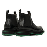 Black Green-Sole Chelsea Boots VanPasch