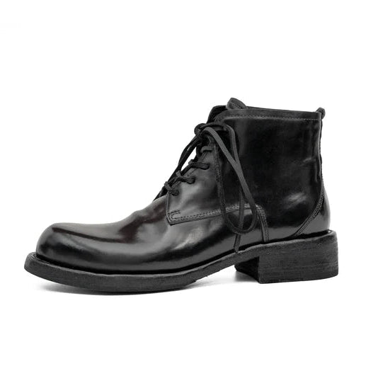 Washed Horse Leather Chukka Shoe