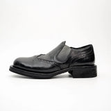 Washed Horse Leather Slip-On Casual Shoes