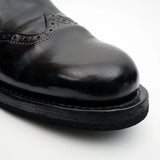 Washed Horse Leather Slip-On Casual Shoes