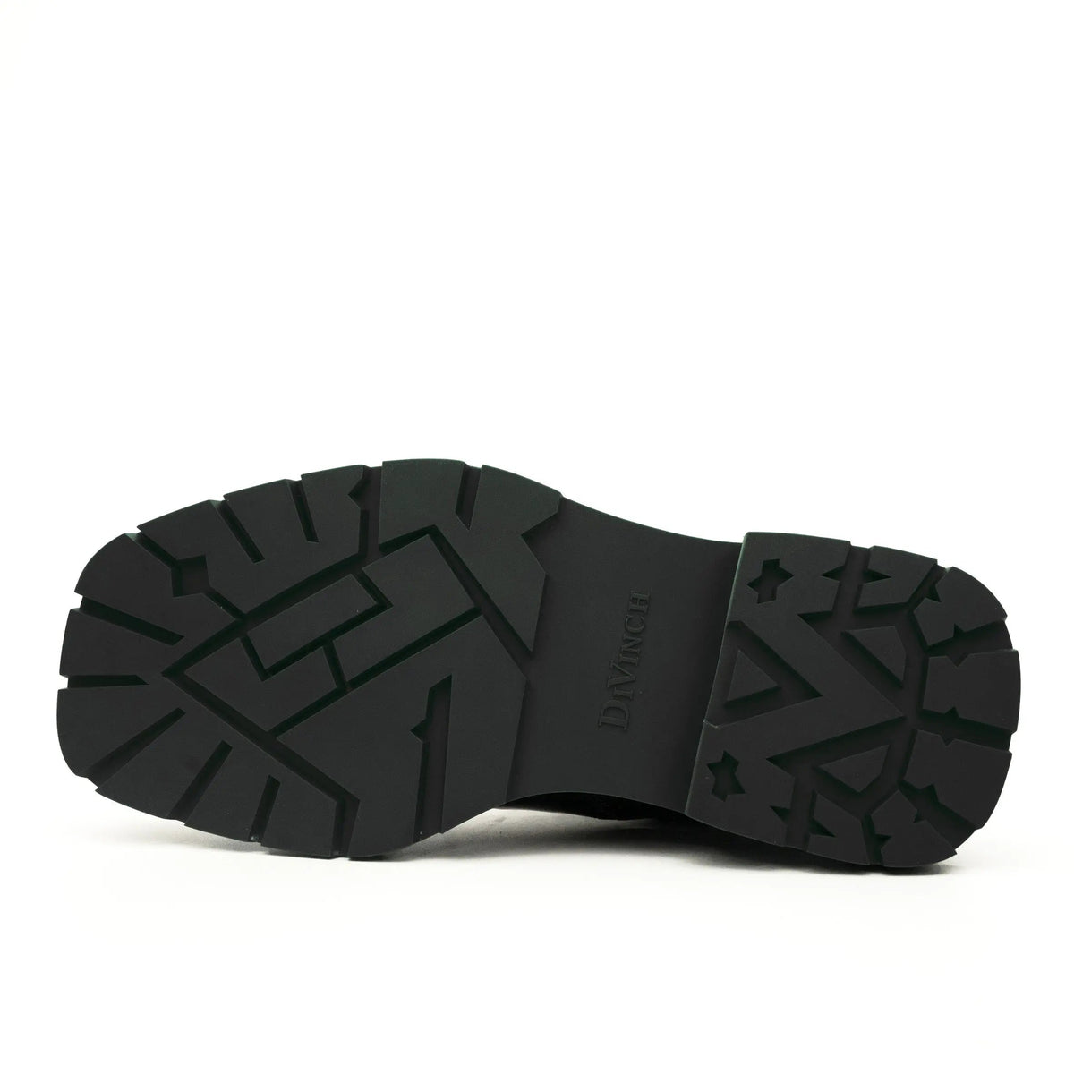 Black Leather Boots with Green Laces VanPasch