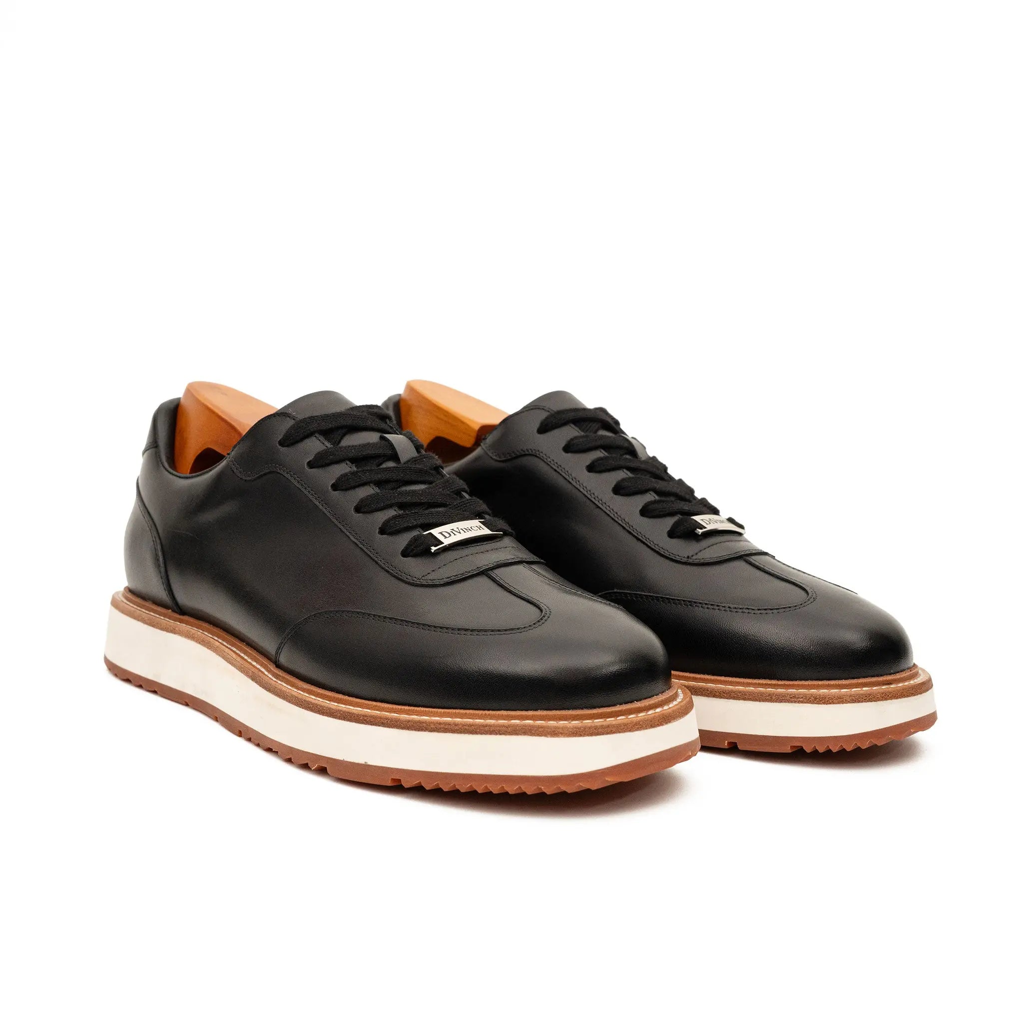 Calfskin Derby-Style Sneakers