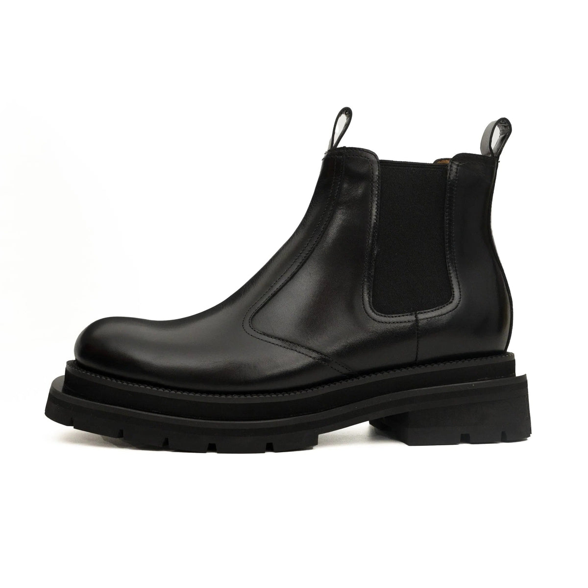 Black Lug-Sole Chelsea Boots VanPasch