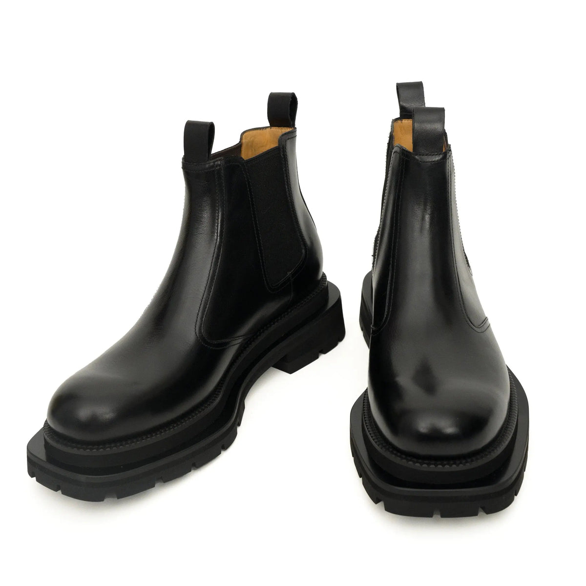 Black Lug-Sole Chelsea Boots VanPasch