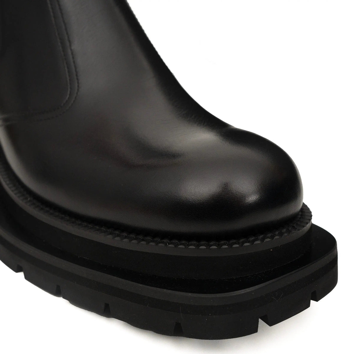 Black Lug-Sole Chelsea Boots VanPasch