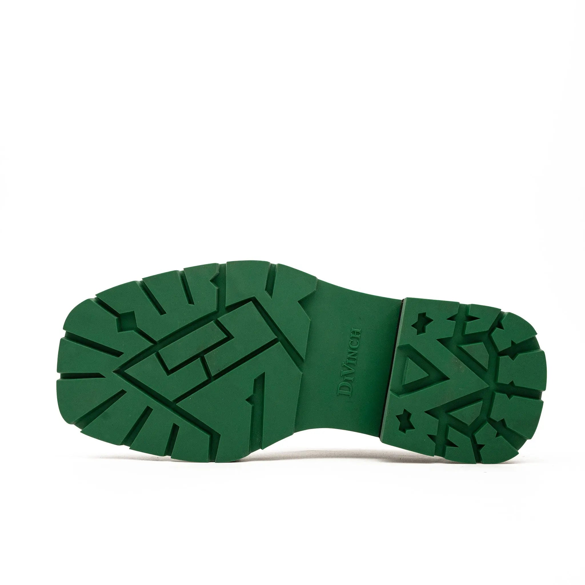 VanPasch 8222KB-L green lug outsole tread detail