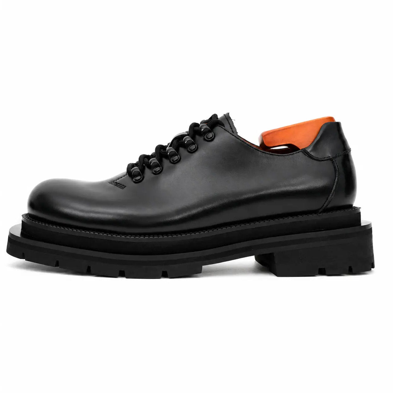 Black Platform Lug Derby