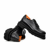 Black Platform Lug Derby
