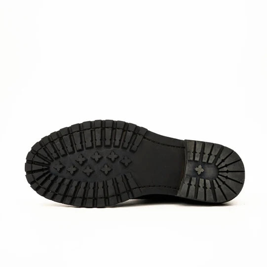 Suede Lace-Up Combat Boots
