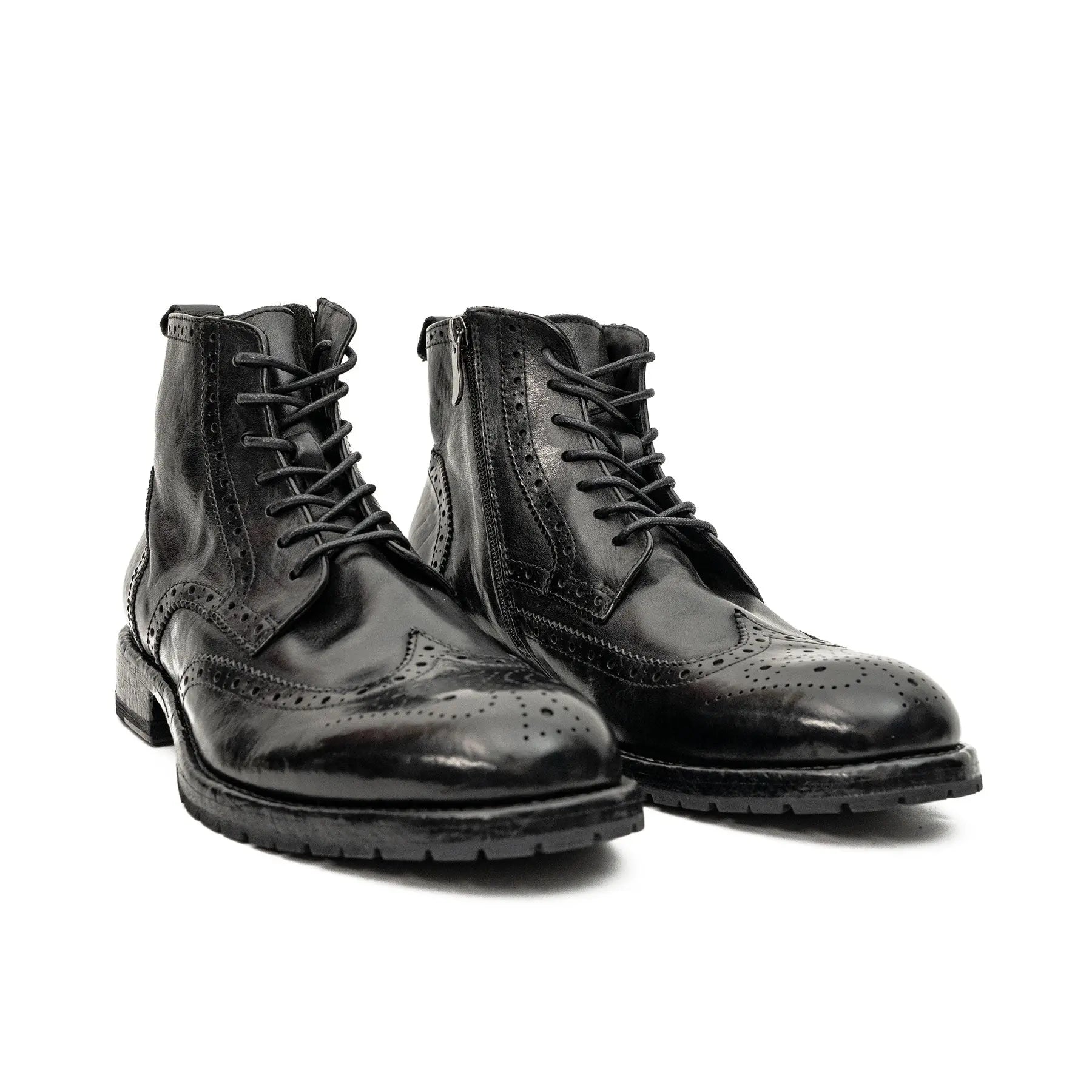 Brogue Combat Boot