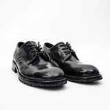 Black Washed Leather Derby VanPasch