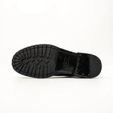 Black Washed Leather Derby VanPasch