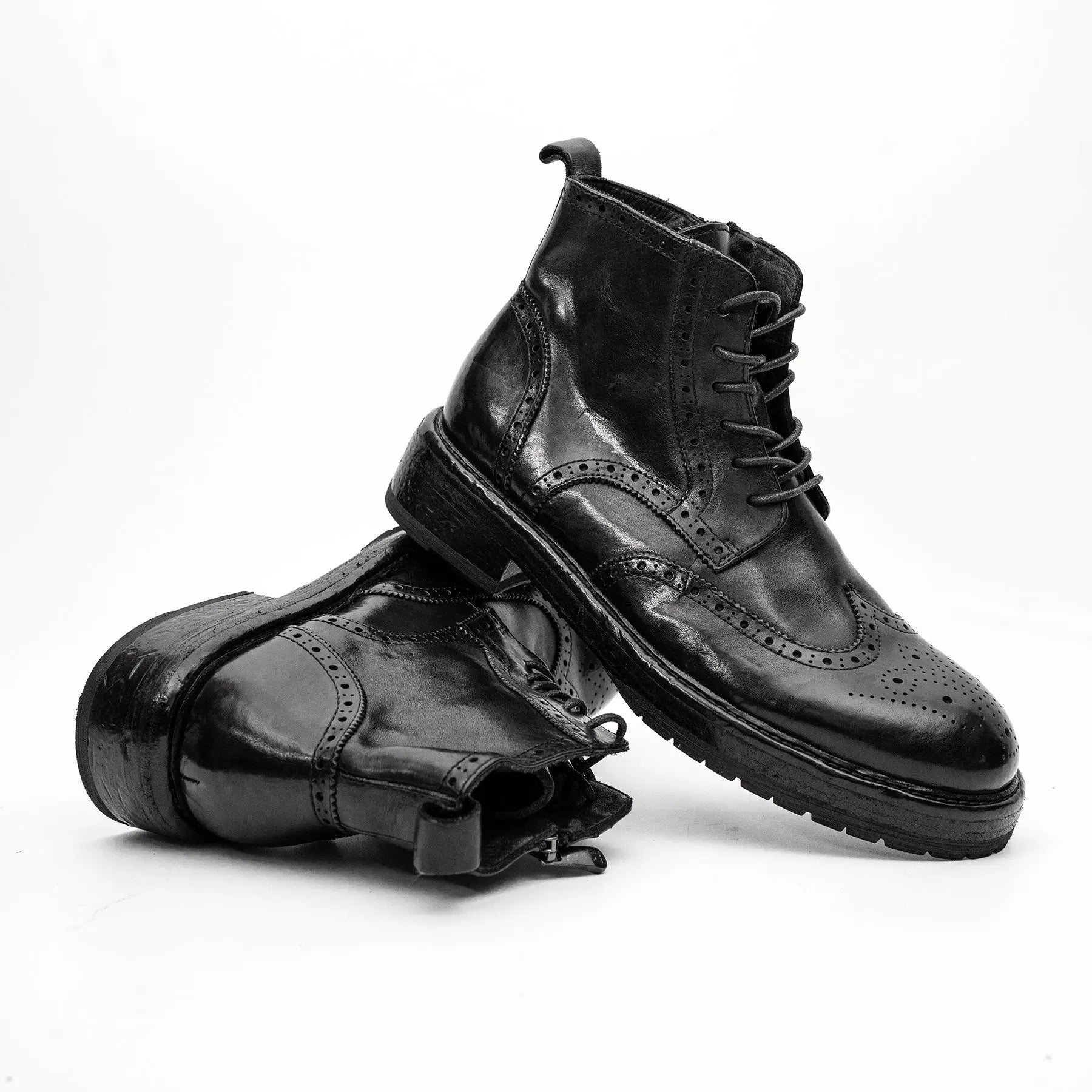 Wingtip Combat Boot