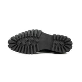 Black derby brogue shoes VanPasch