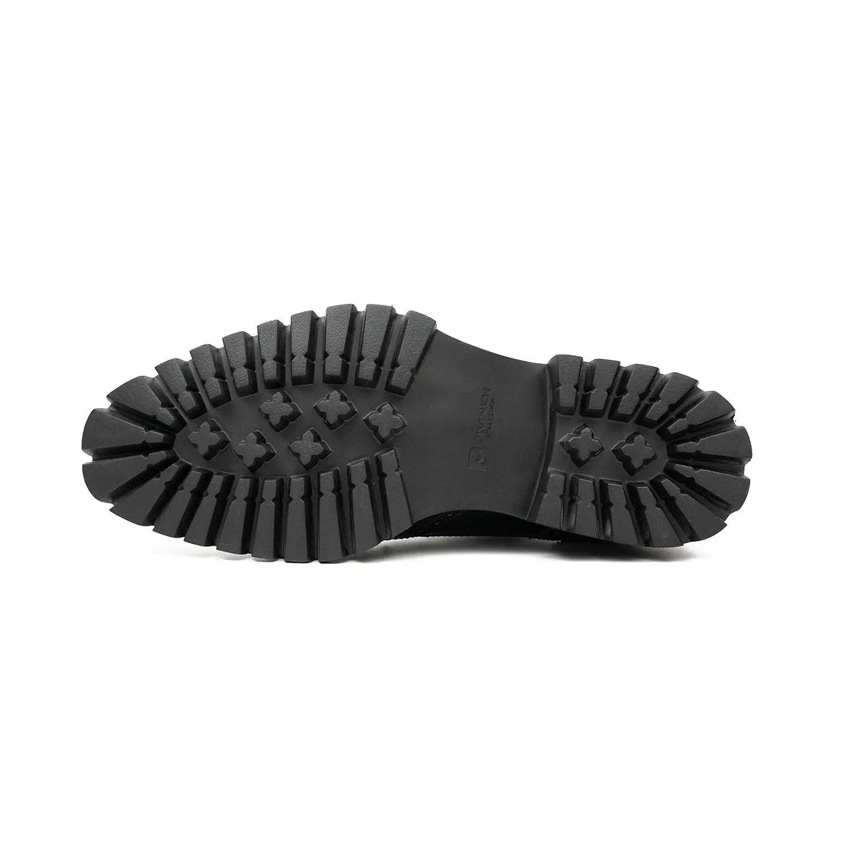 Black derby brogue shoes VanPasch