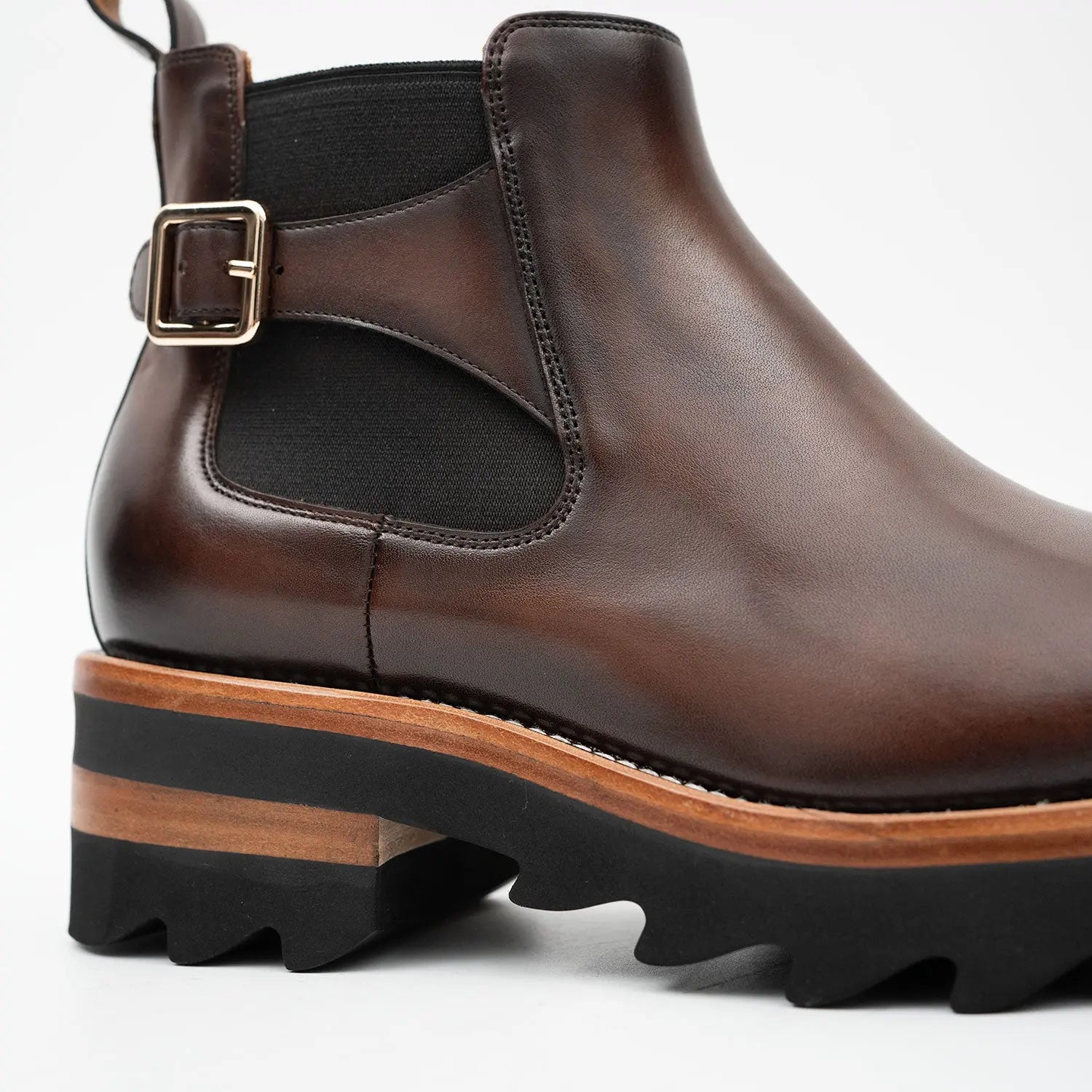 Brogue Chelsea Boots Brown VanPasch