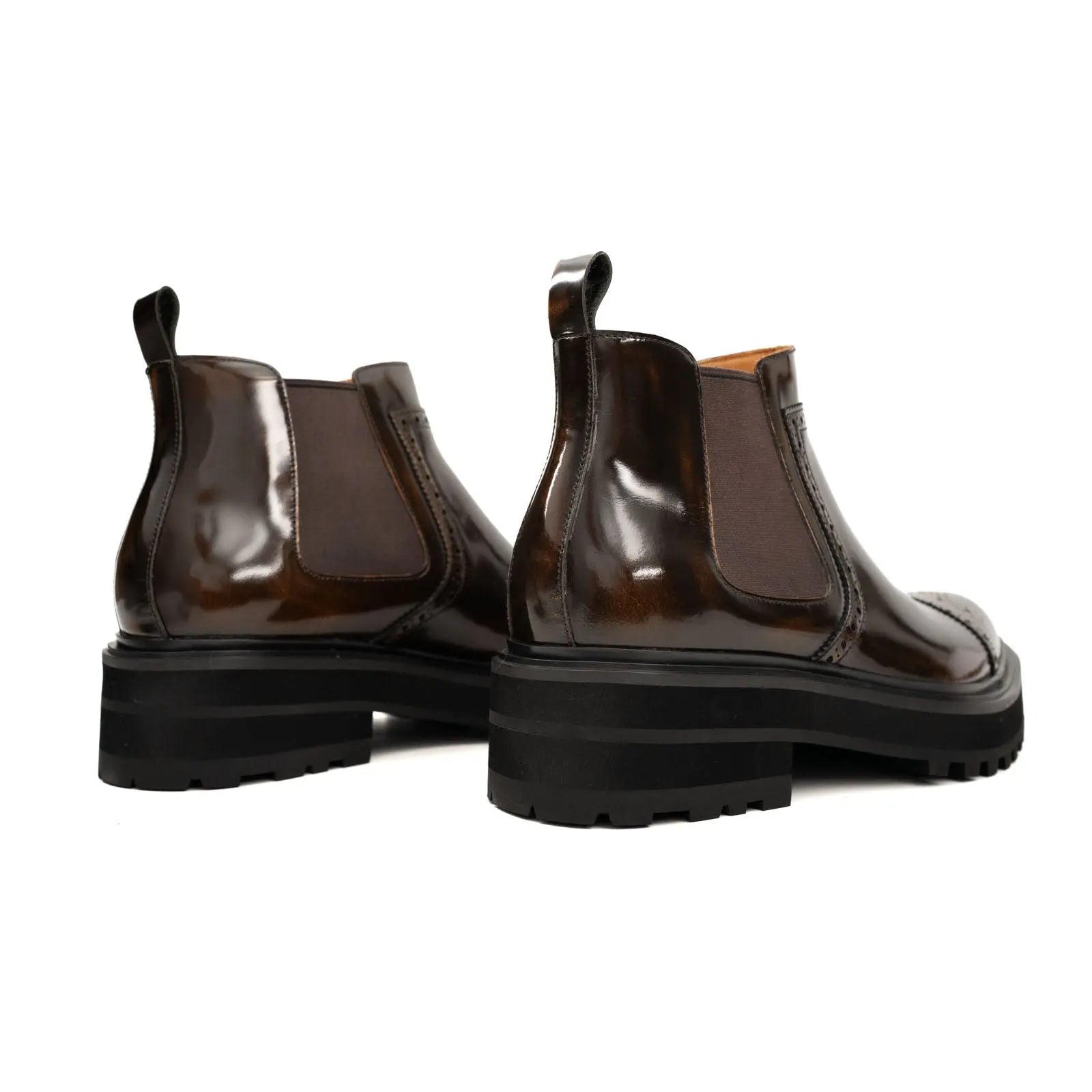 Brogue Platform Chelsea Boot VanPasch