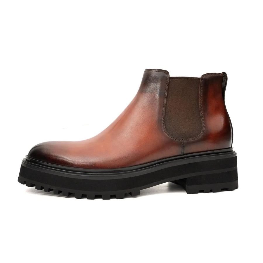 Burnished Chelsea Lug Boot