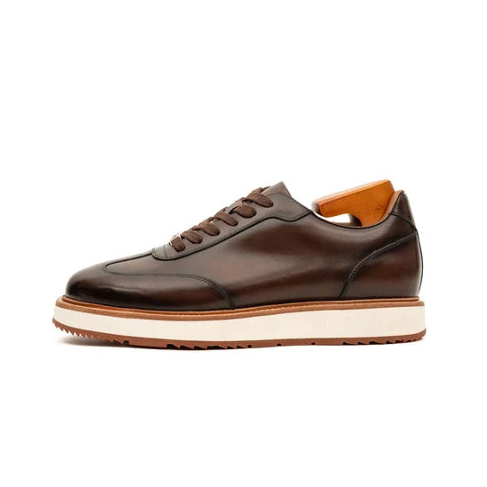Calfskin Derby-Style Sneakers