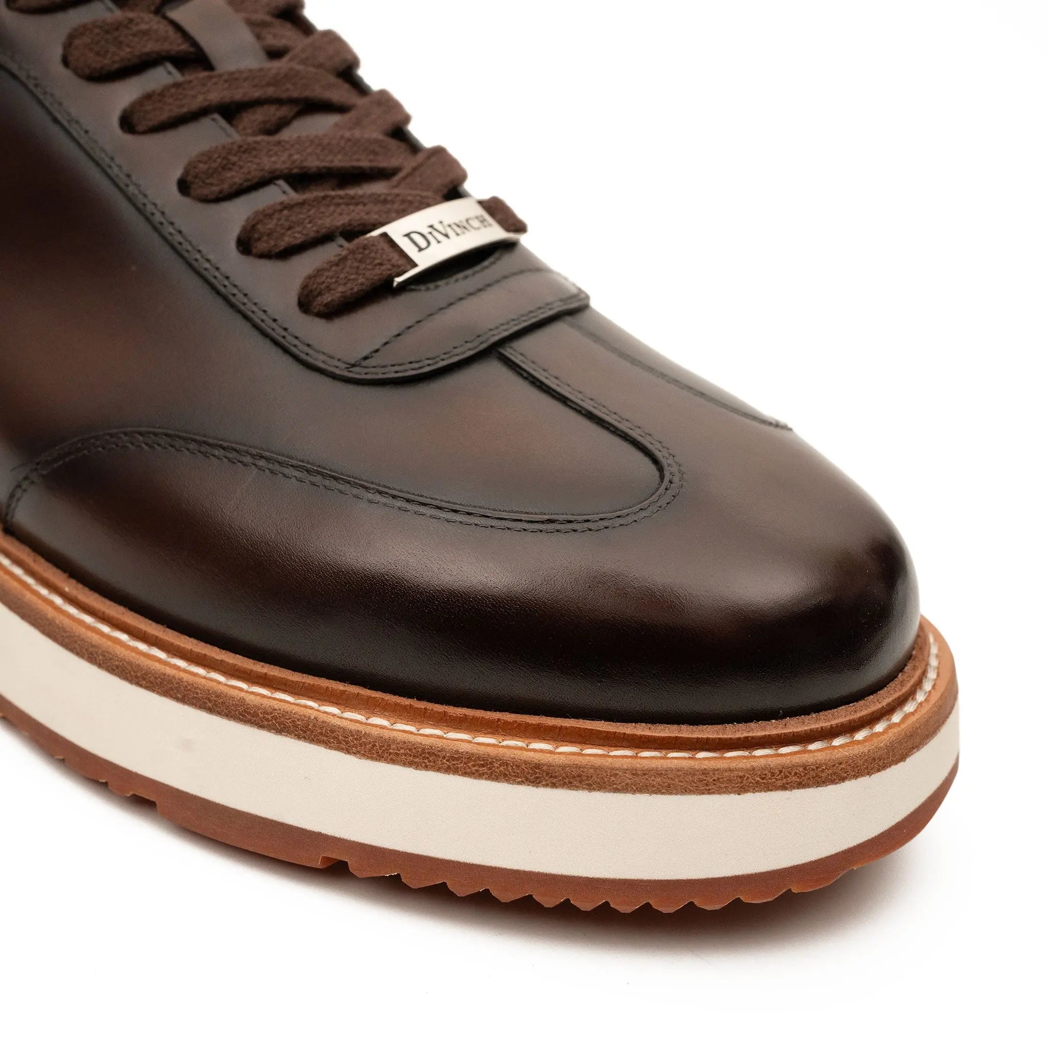 Calfskin Derby-Style Sneakers