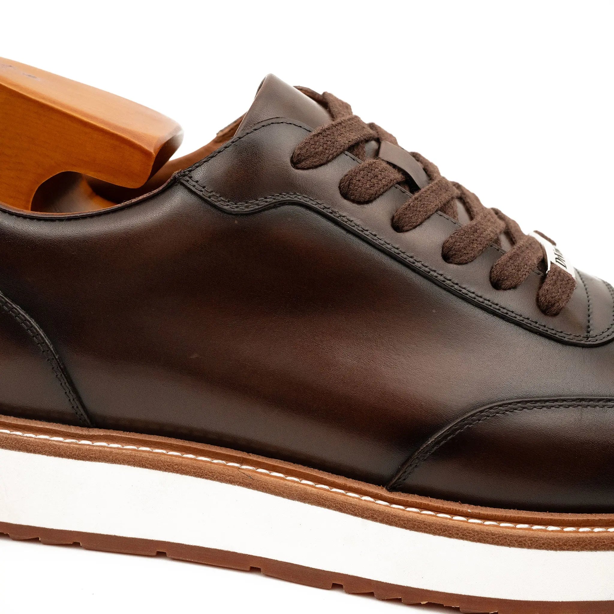Calfskin Derby-Style Sneakers