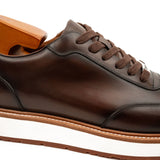 Calfskin Derby-Style Sneakers