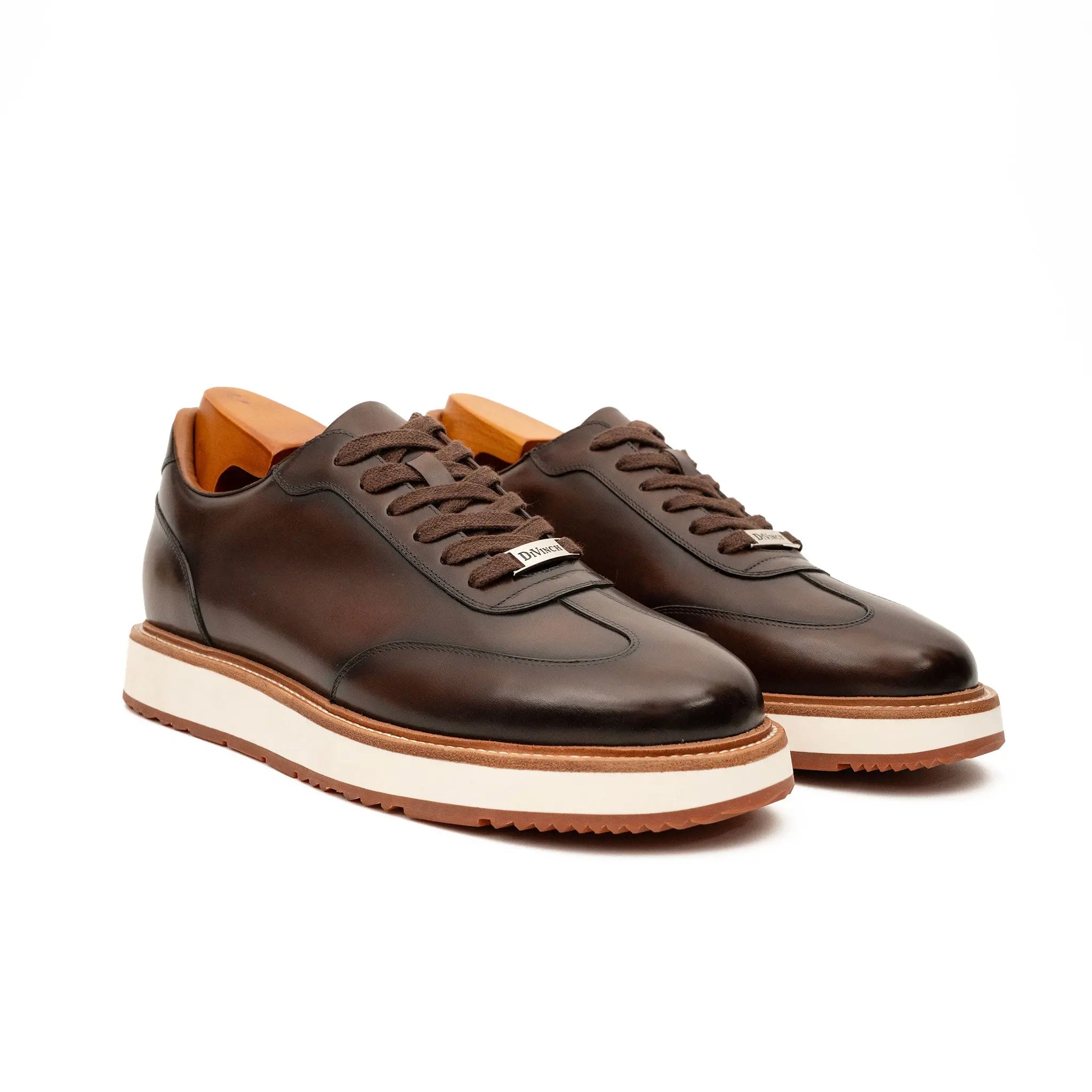 Calfskin Derby-Style Sneakers