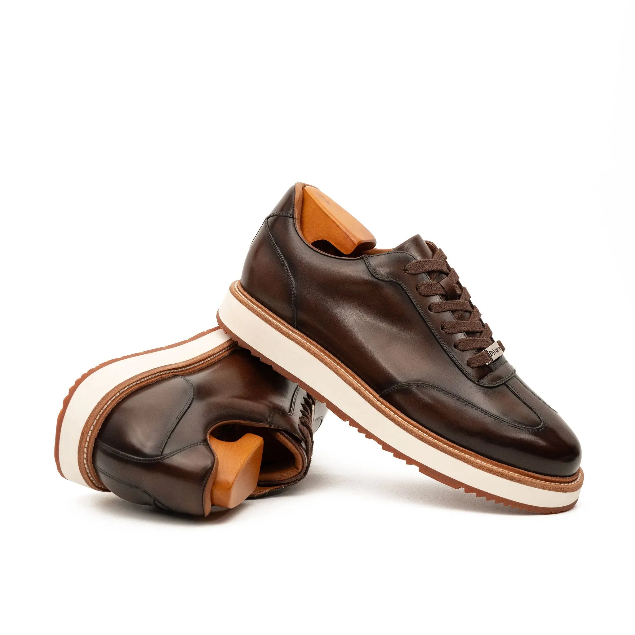 Calfskin Derby-Style Sneakers