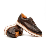 Calfskin Derby-Style Sneakers