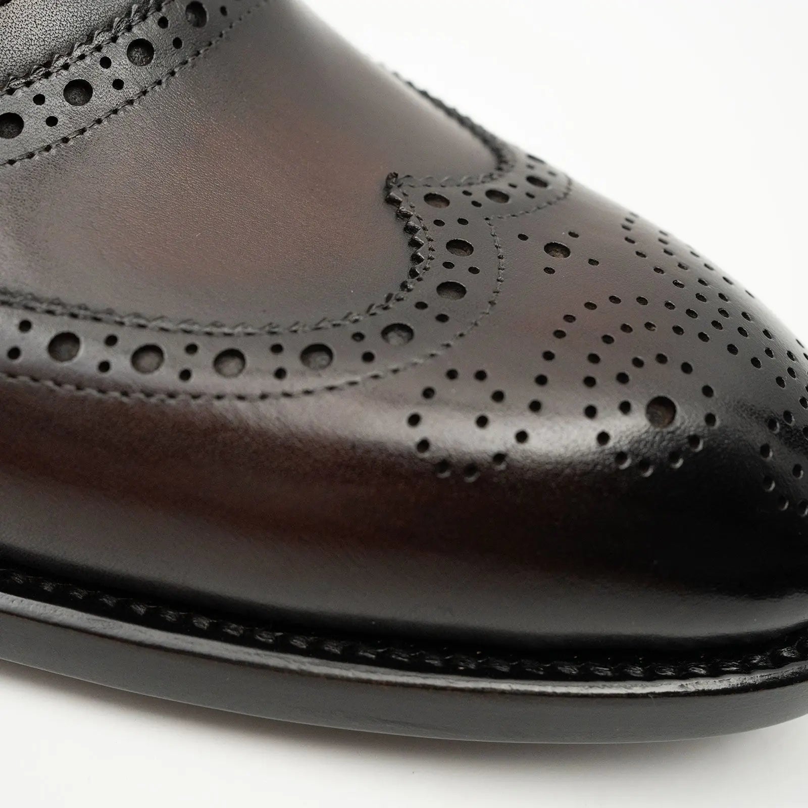 Brown Men’s Goodyear Welted Brogue Leather Shoes VanPasch