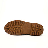 Brown Suede Lace-Up Combat Boots VanPasch