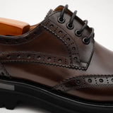 Burnished Brogue Lug-Sole Derby VanPasch