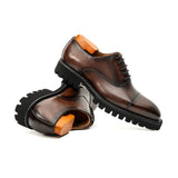 Burnished Lug-Sole Oxfords