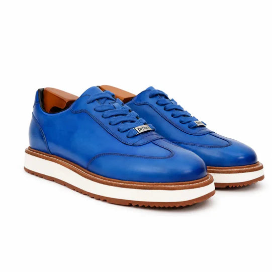 Calfskin Derby-Style Sneakers