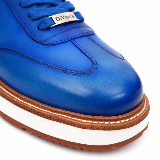 Calfskin Derby-Style Sneakers