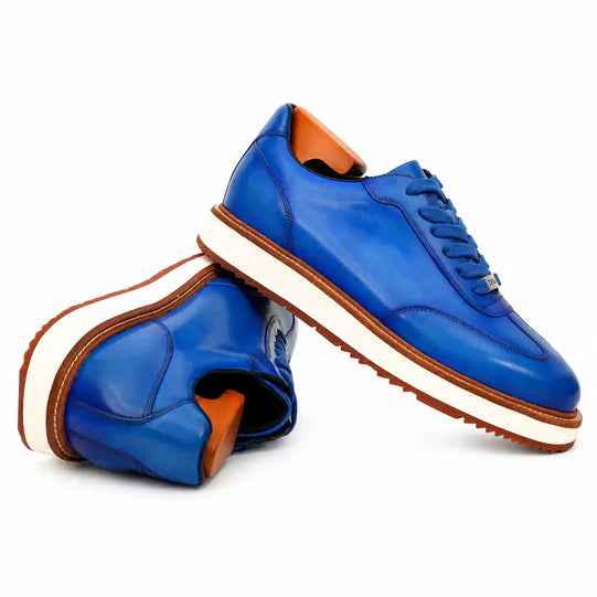 Calfskin Derby-Style Sneakers