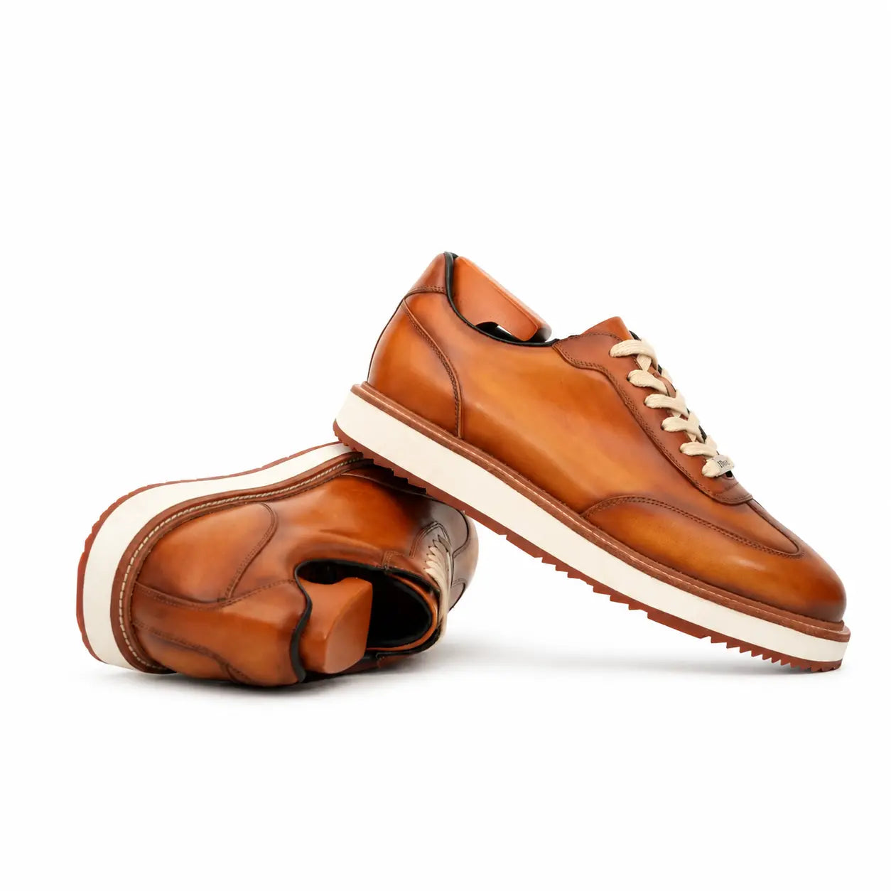 Calfskin Derby-Style Sneakers