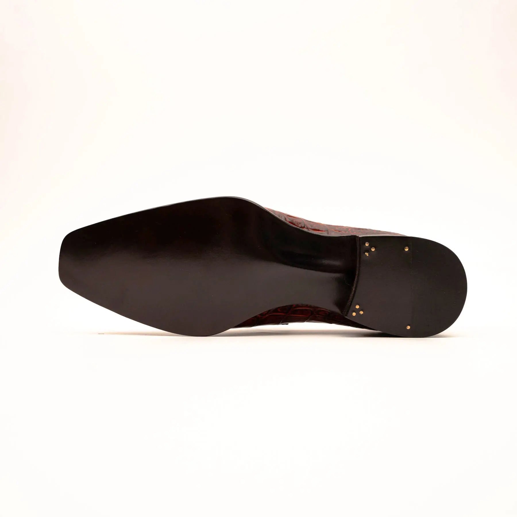 Burnished Red Crocodile Loafer VanPasch