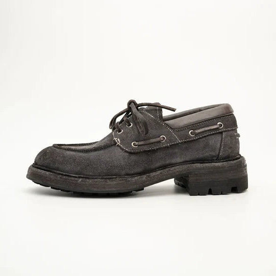 Washed Horsehide Moc Shoes