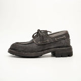 Washed Horsehide Moc Shoes