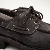 Washed Horsehide Moc Shoes