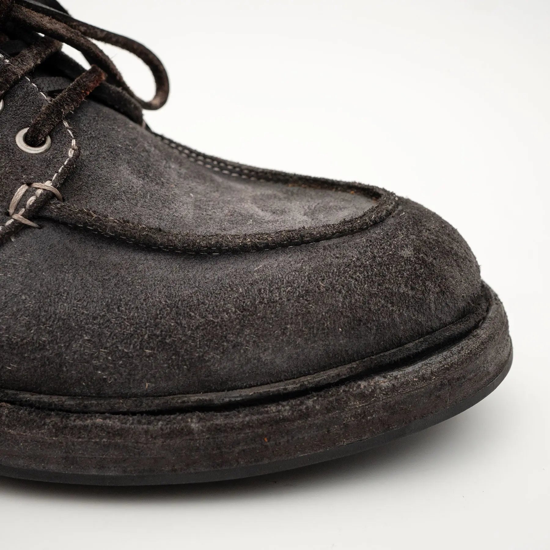 Washed Horsehide Moc Shoes