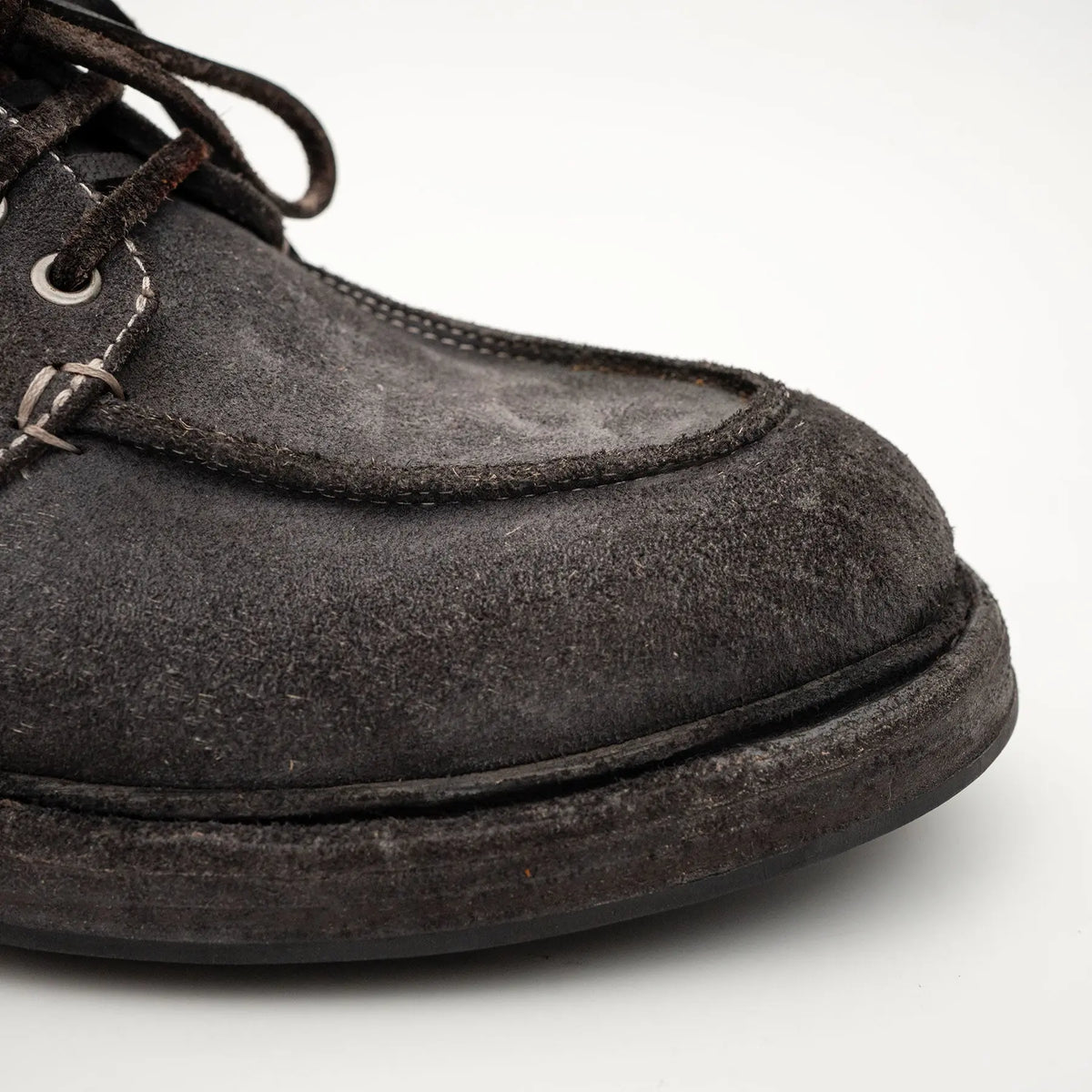 Washed Horsehide Moc Shoes