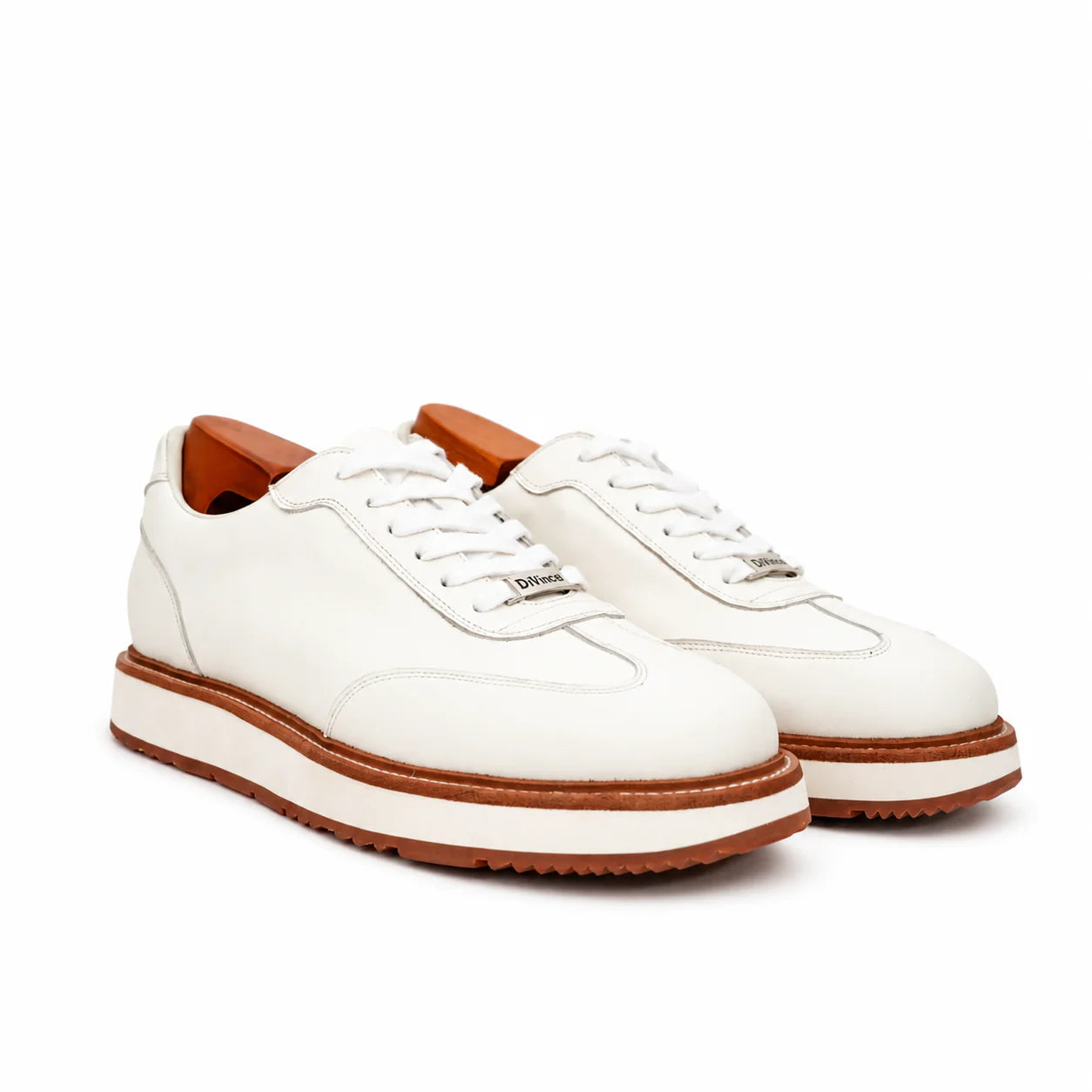 Calfskin Derby-Style Sneakers