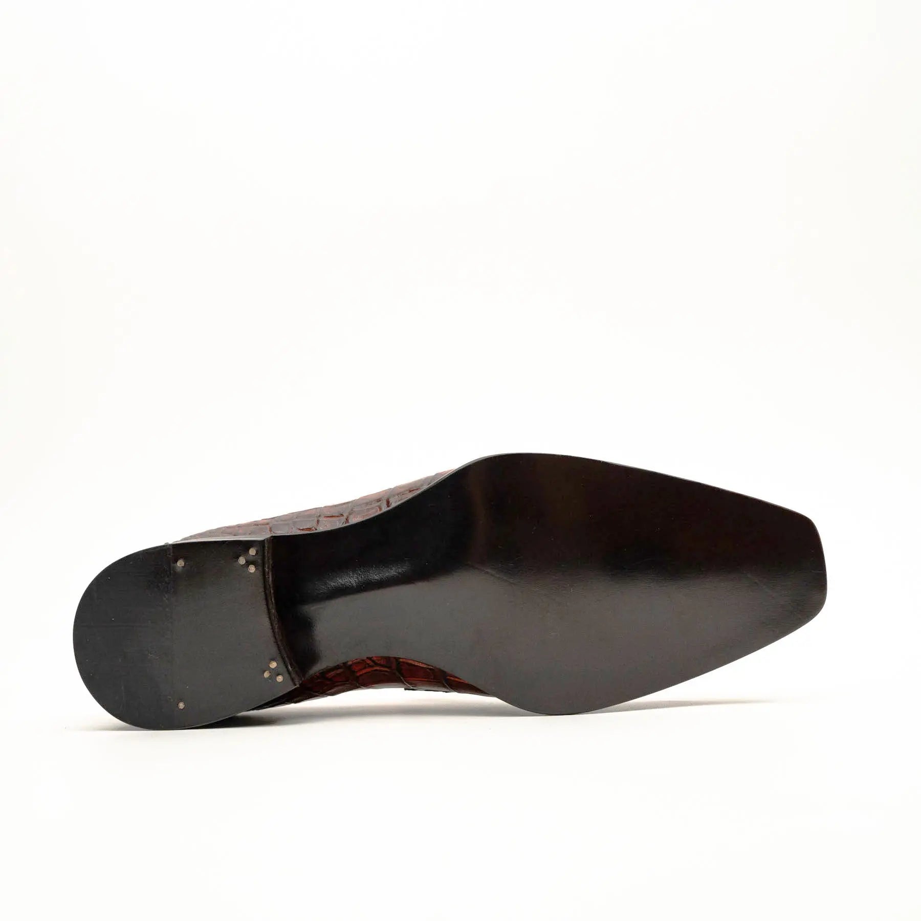 Cognac Crocodile Chelsea Boots VanPasch