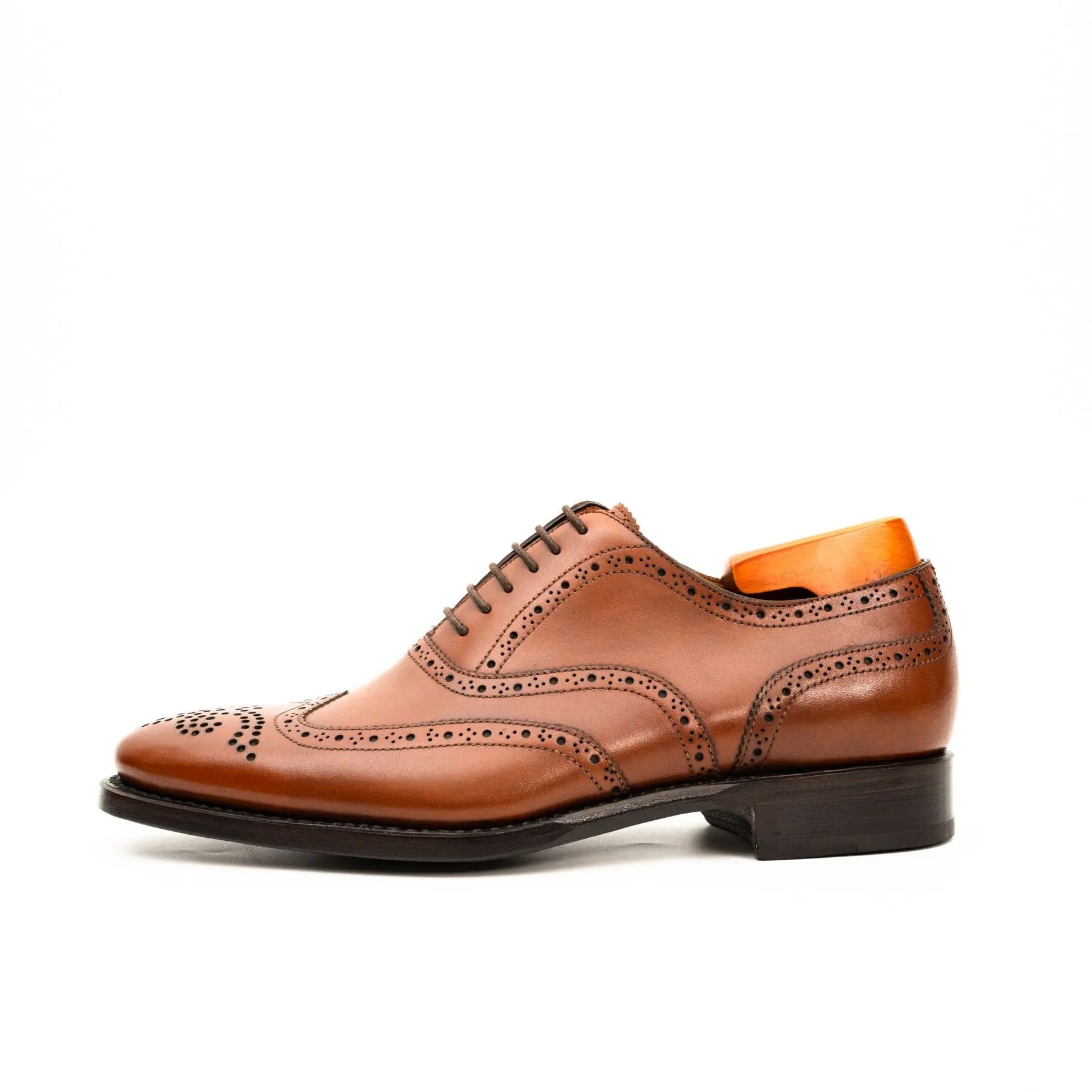 Cognac Wingtip Brogue Oxford VanPasch
