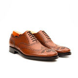 Cognac Wingtip Brogue Oxford VanPasch