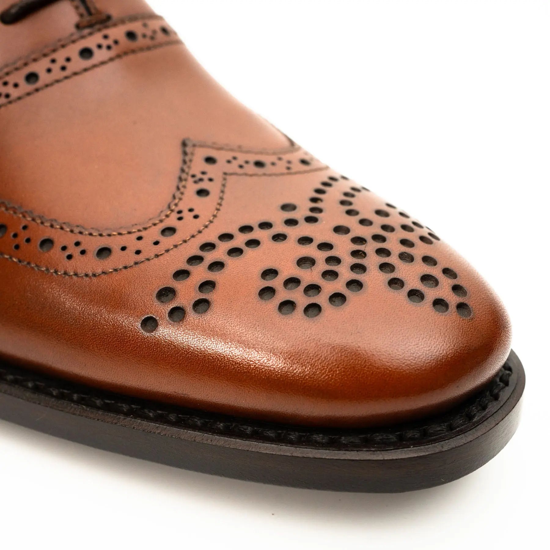 Cognac Wingtip Brogue Oxford VanPasch