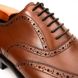 Cognac Wingtip Brogue Oxford VanPasch